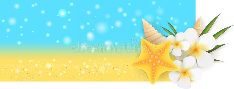 Lato sztandar ilustracji Lato sztandar ilustracji