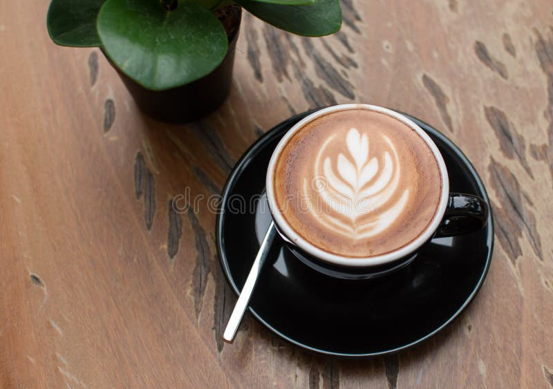 Latte Art Coffee fotografie stock libere da diritti Latte Art Coffee fotografie stock libere da diritti