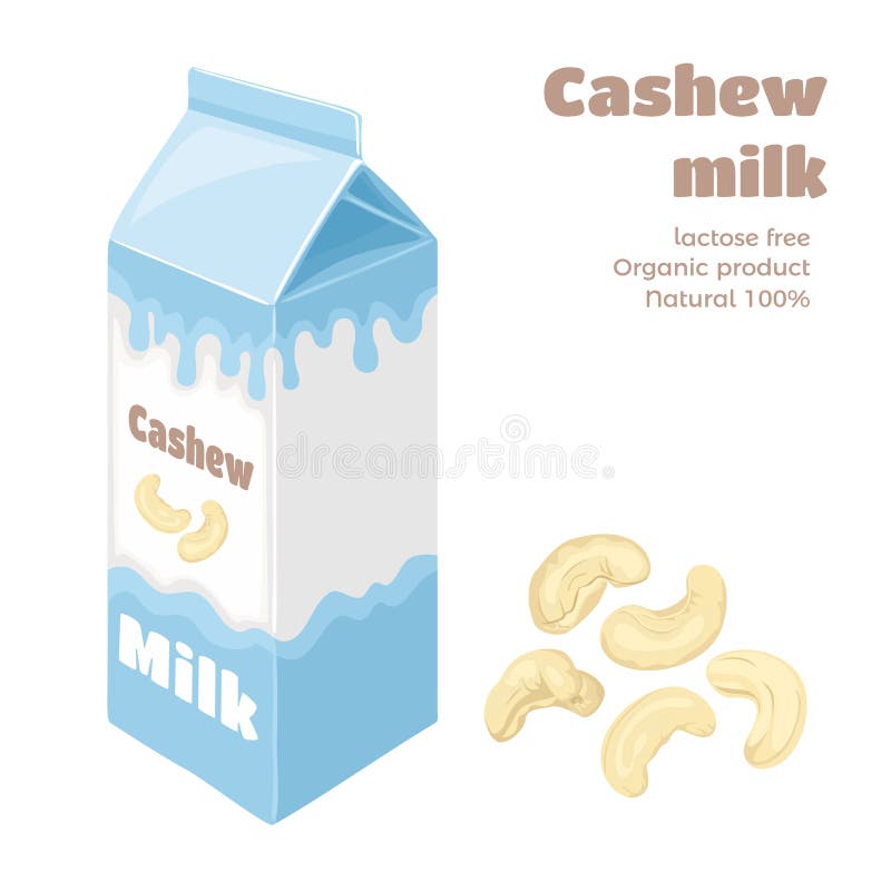Latte di conifere in scatola di cartone isolato su fondo bianco Bevanda organica di verdura esente da latte illustrazione vettoriale Latte di conifere in scatola di cartone isolato su fondo bianco Bevanda organica di verdura esente da latte illustrazione vettoriale