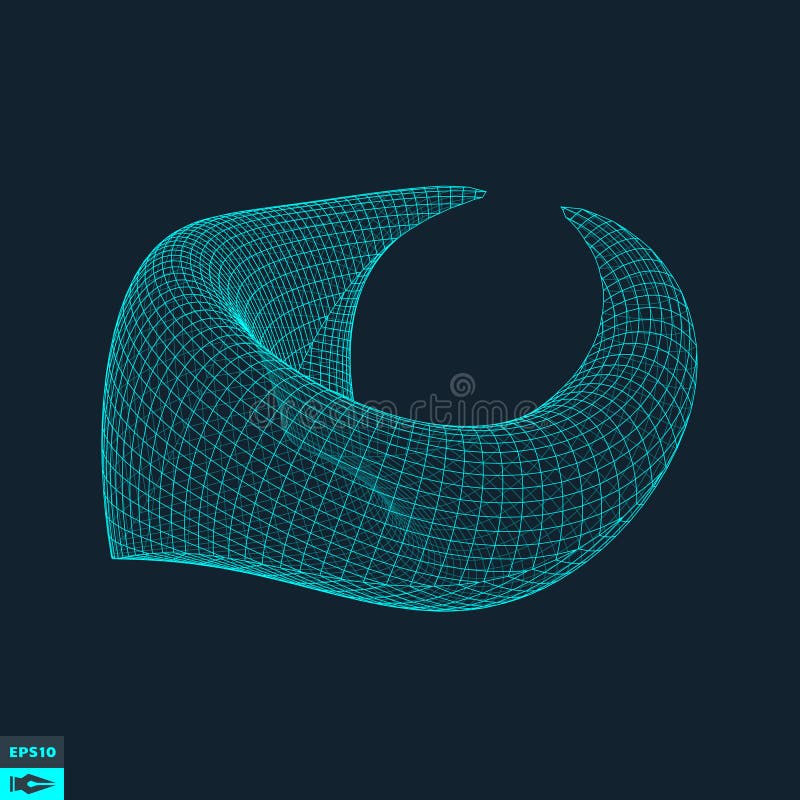 Element poligonal geometric cu latere. structură conexiune. vector illustration