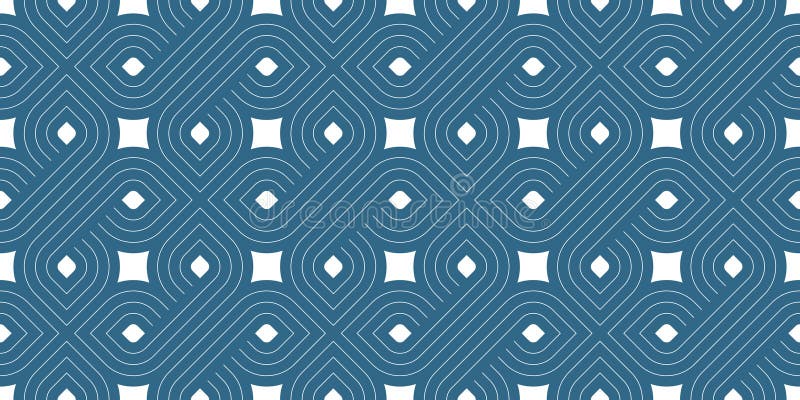 Design geometric al vectorului de tipar fără probleme. vector illustration