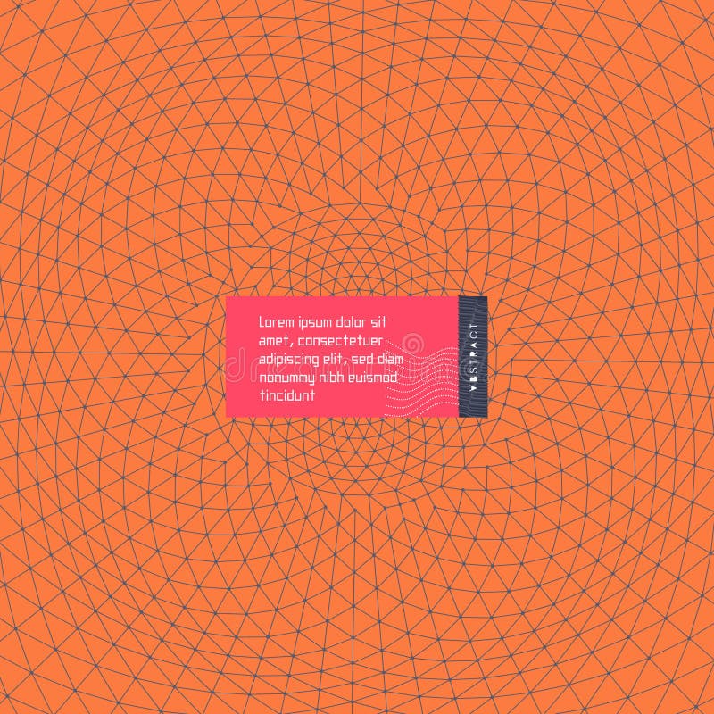 Lattice structure. Science or technology background. 3d grid surface. Abstract vector illustration vector illustration.