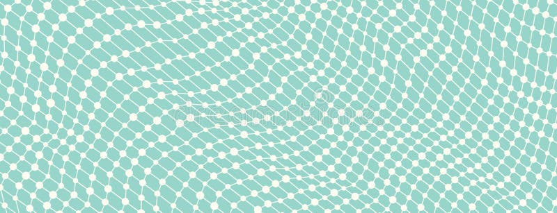 Lattice structure. Science or technology background. Graphic design. 3d grid surface. Abstract vector illustration stock illustration.
