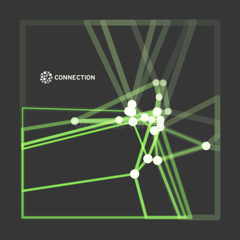 Lattice Structure. Science or Technology Background. Graphic Design. 3D Grid Surface. Abstract Vector Illustration.