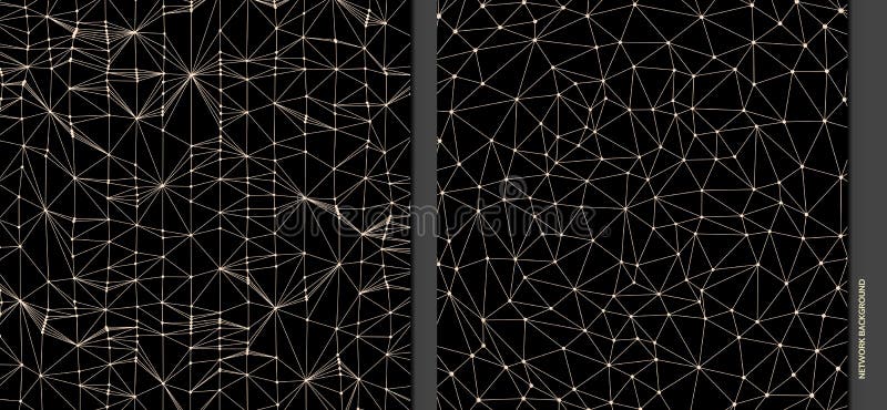 Lattice structure. Science or technology background. Graphic design. 3d grid surface. royalty free illustration