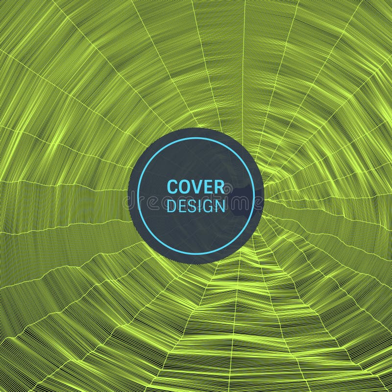 Lattice structure. Science or technology background. Graphic design. 3d grid surface. vector illustration