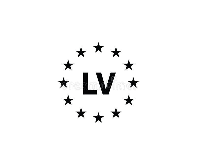 Lotyšsko Európska únia vlajka vektor ilustrácie.