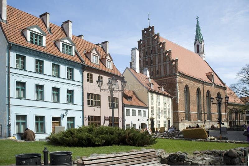 Latvia, Riga. An old city.