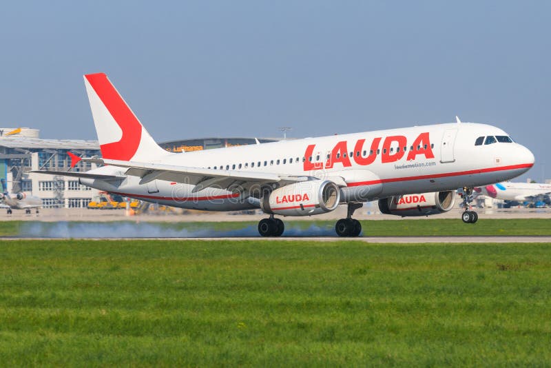 Lauda A 320 royalty-vrije stock afbeeldingen Lauda A 320 royalty-vrije stock afbeeldingen