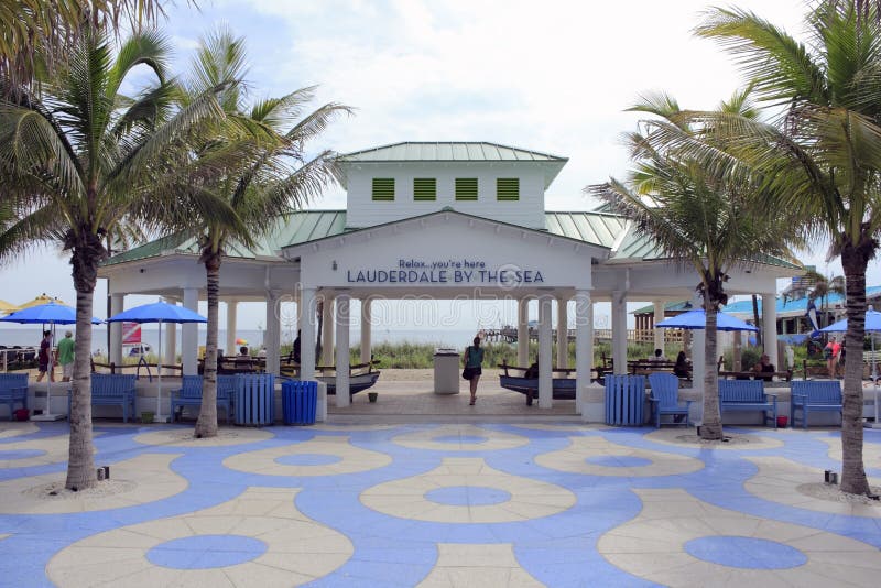 Lauderdale павильоном моря стоковые фотографии rf Lauderdale павильоном моря стоковые фотографии rf