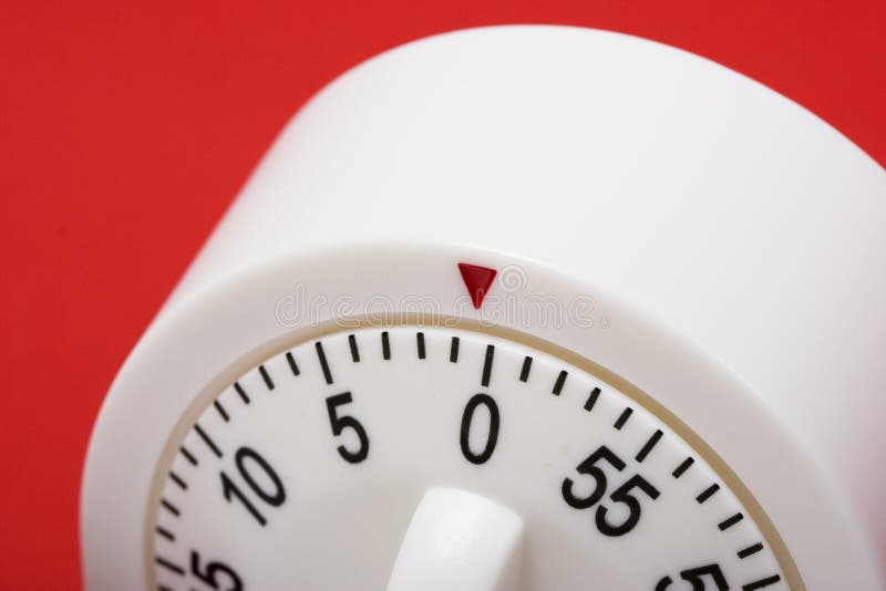 Close-up of egg timer running out of time. Close-up of egg timer running out of time