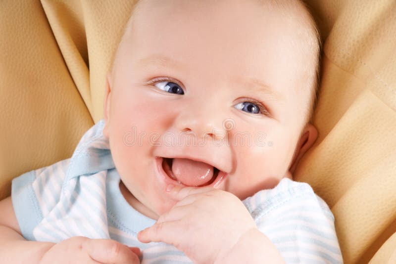 Laughing baby