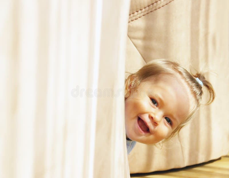 Laughing baby stock image. Image of emotions, expression 1682675