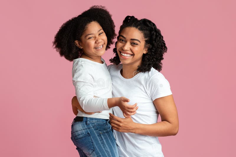 Ebony Mother And Daughter