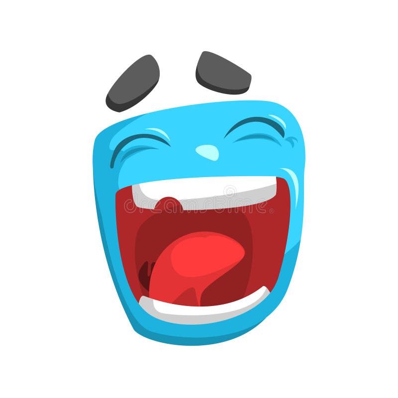 Blue Emoji Laughing Meme