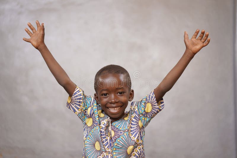 happy black kid africa