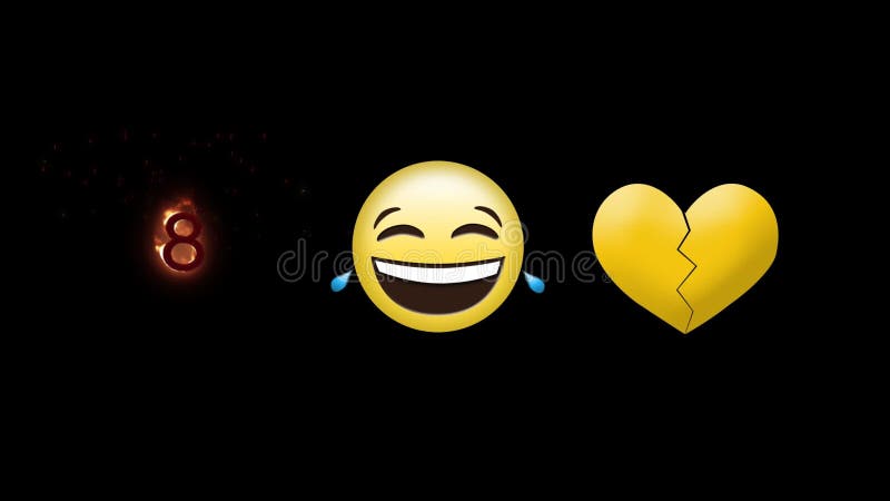 Emoticon broken heart stock footage. Video of broken - 166597322