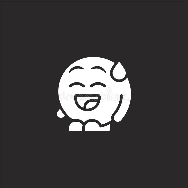 Laughing Emoji Black White Stock Illustrations – 439 Laughing Emoji ...