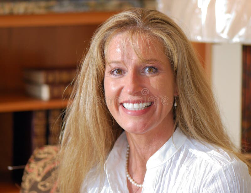 Laughing Woman stock photo