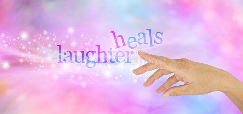 Laughteren är den bästa medicinen arkivbild Laughteren är den bästa medicinen arkivbild