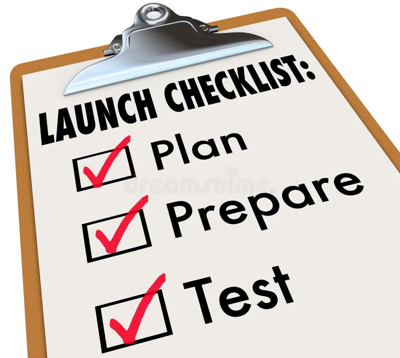 Plan prepared. Test preparation. Word Launch.