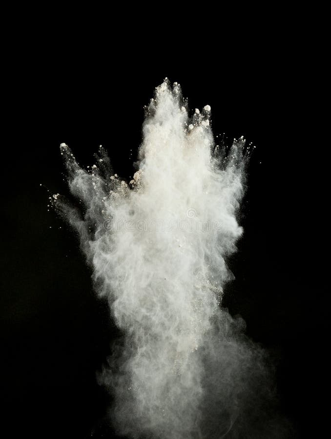 Launched colorful powder royalty free stock photography