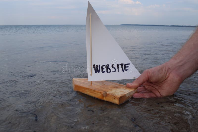 Launching my new website royalty free stock image Launching my new website royalty free stock image