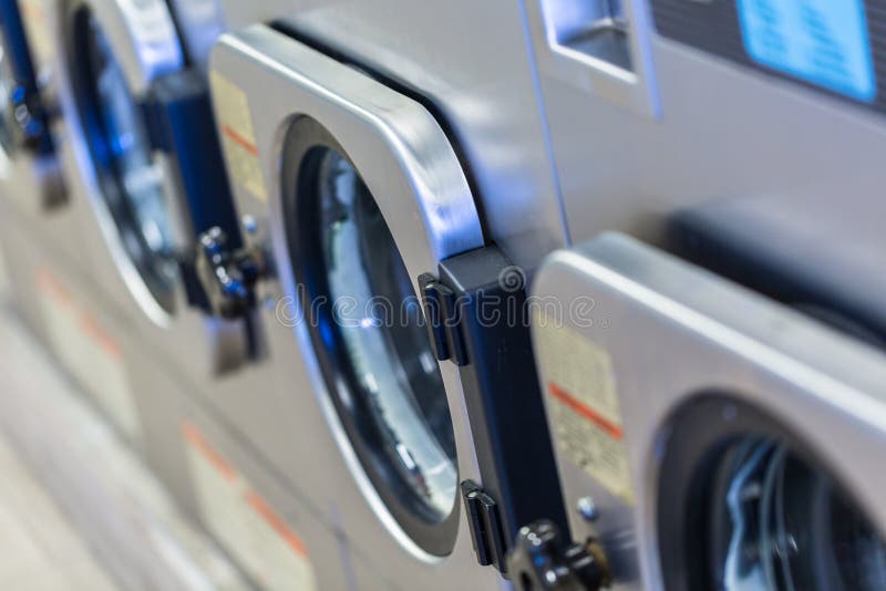 Laundromat stock image. Image of washing, commercial 88412181