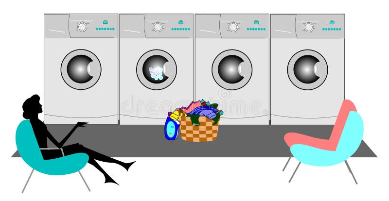 Laundromat Business Stock Illustrations – 2,275 Laundromat Business ...