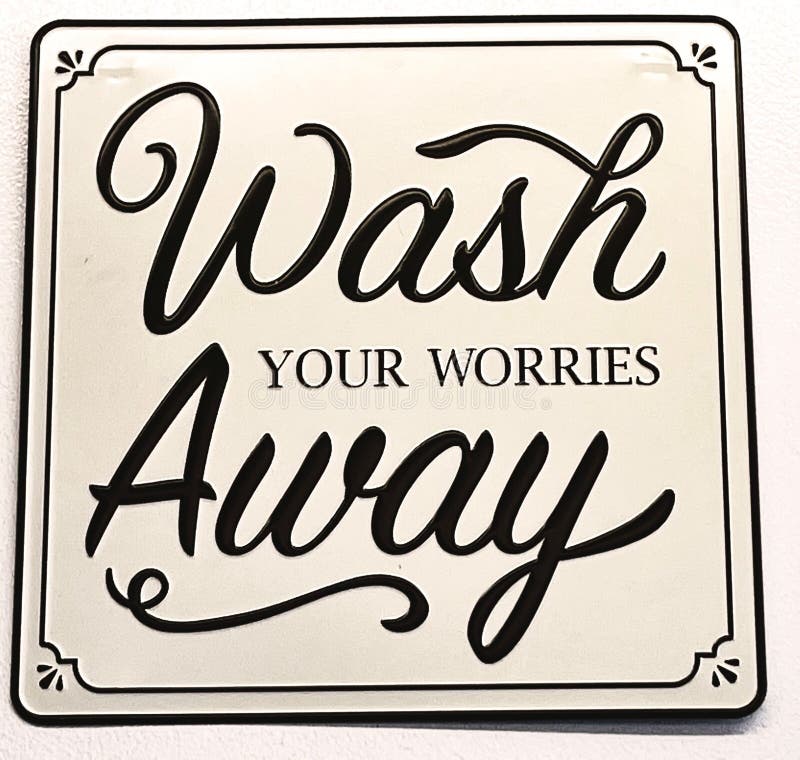 Laundromat sign stock image. Image of sentence, sign 252068547