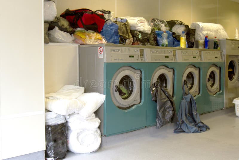 Laundromat Washer and Dryer Stock Image Image of laundry, commercial