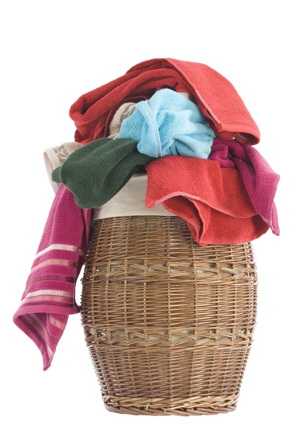 Laundry Basket and towels