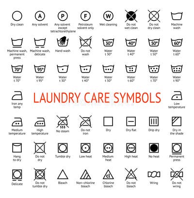 Laundry Care Icons Stock Illustrations – 3,064 Laundry Care Icons Stock ...
