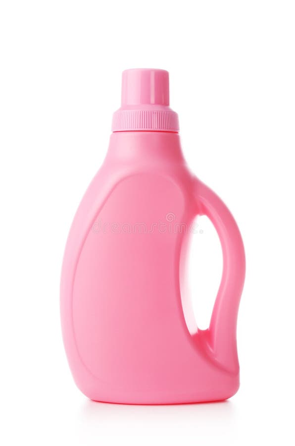 Laundry Detergent in Pink Bottle Stock Photo Image of supply, shampoo