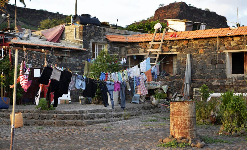 Laundry Drying, Clothes, Colorful Pins, Home, Cape Verde