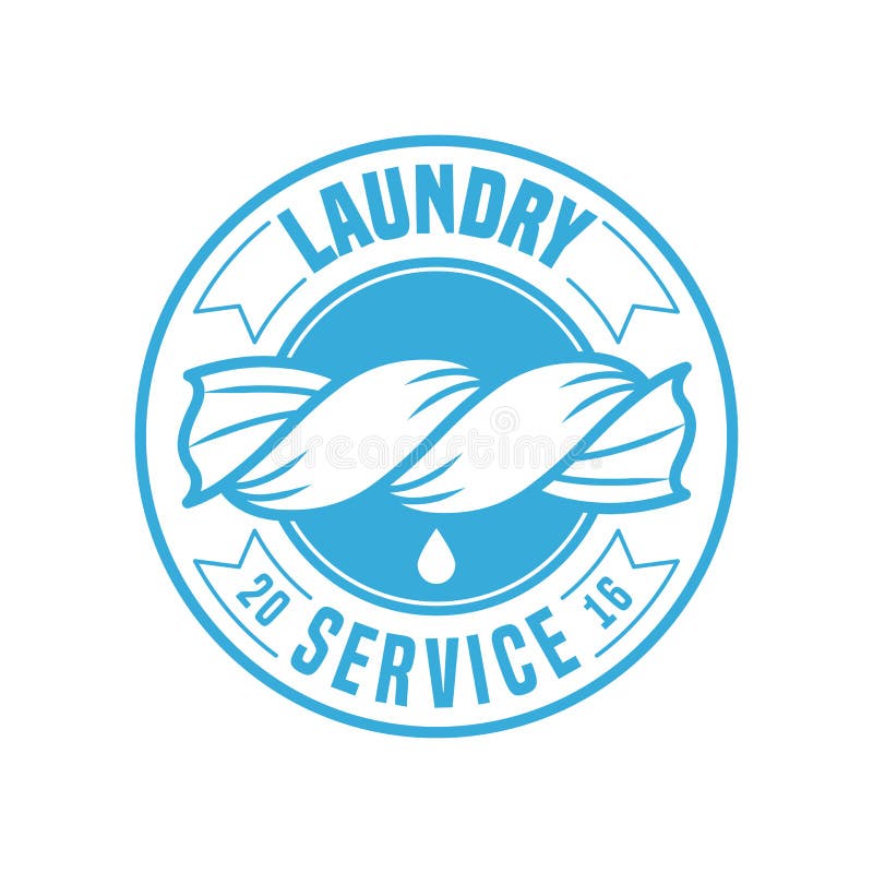 Laundry room vector template logo royalty free illustration Laundry room vector template logo royalty free illustration