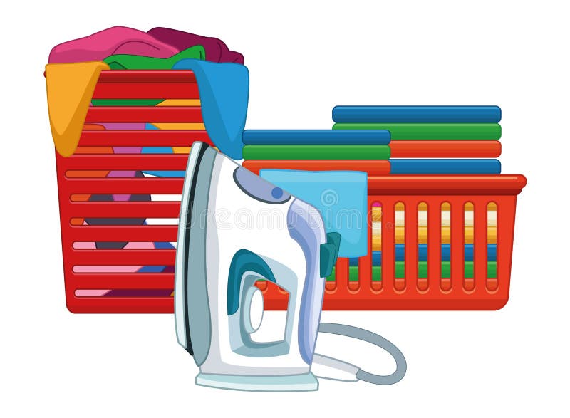 Laundry Wash and Cleaning Icons Stock Vector - Illustration of clothes,  housekeeping: 152359806