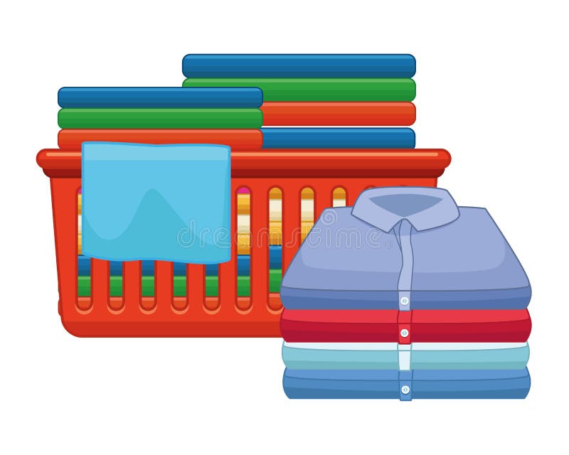 fold laundry clipart