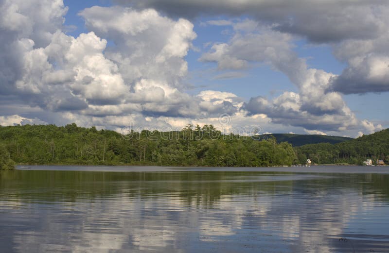 Laurel Lake Recreational Area in Pine Grove Furnace State Park I Stock
