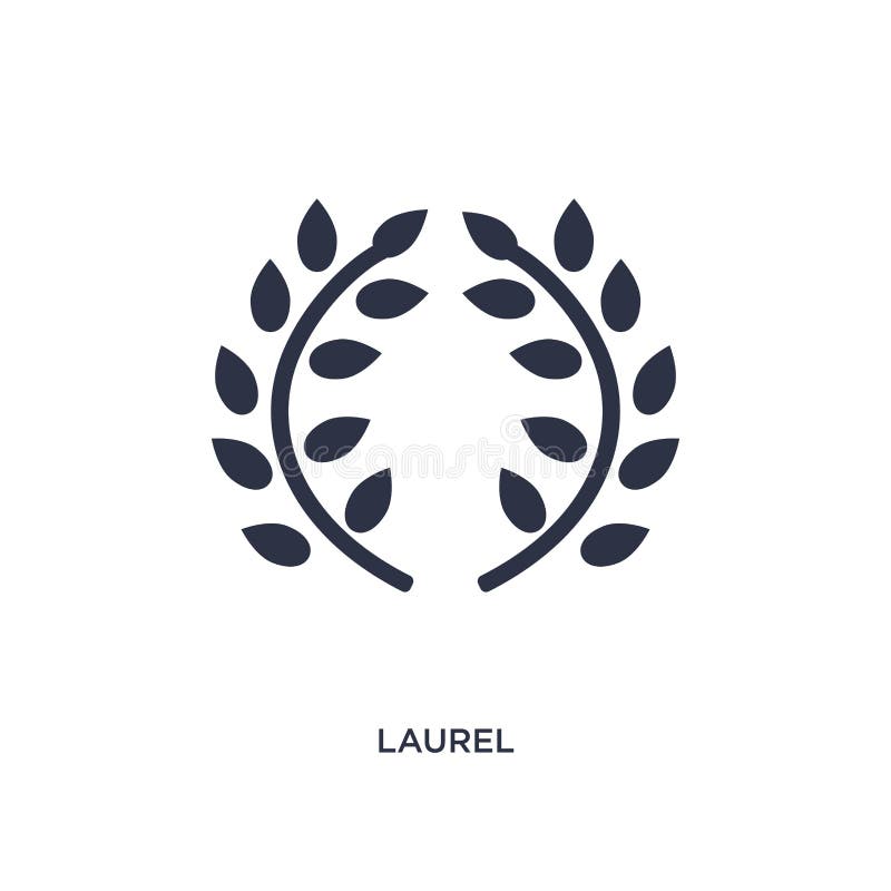 laurowa ikona na białym tle Prosta element ilustracja od Greece pojęcia ilustracji laurowa ikona na białym tle Prosta element ilustracja od Greece pojęcia ilustracji