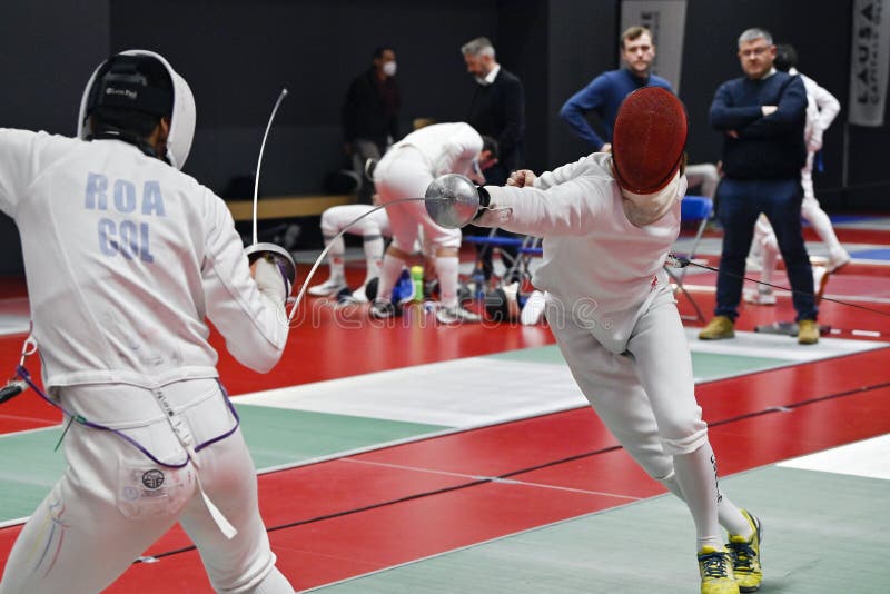 LAUSANNE, SWITZERLAND-International Lausanne Fencing Challenge U23 -  Dreamstime