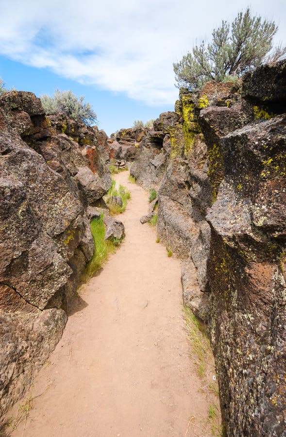 Lava Beds National Monument Stock Photo Image of america