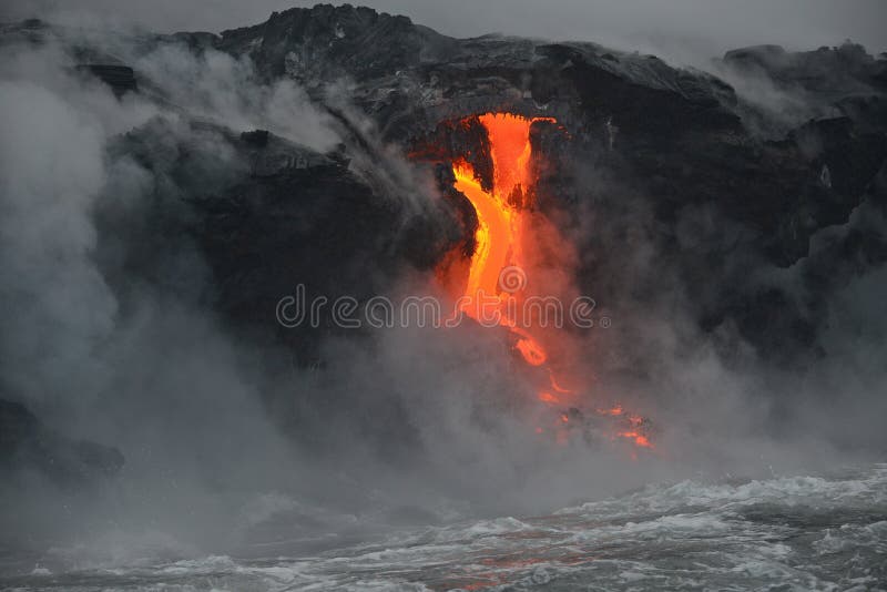 Lava in Hawai immagine stock Lava in Hawai immagine stock