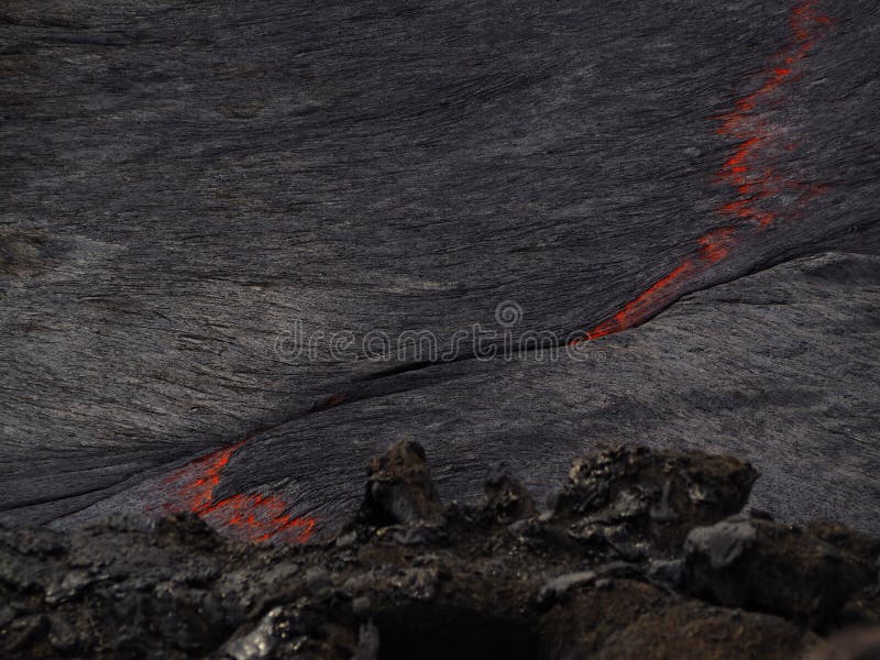 Lava inom den Erta ölvulkan, Etiopien arkivfoto Lava inom den Erta ölvulkan, Etiopien arkivfoto