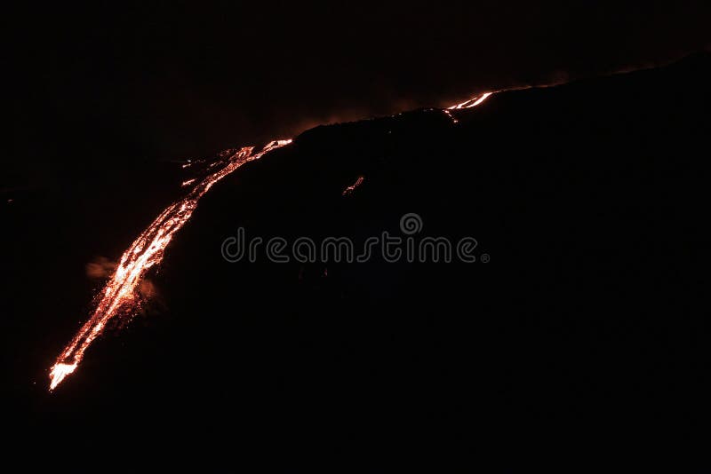 Lavafälle lizenzfreie stockbilder Lavafälle lizenzfreie stockbilder