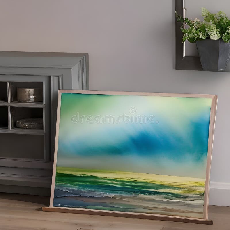 283 lavage à l'aquarelle : un fond doux et artistique avec un lave à l'aquarelle aux couleurs douces et pastel qui crée un rêve illustration stock