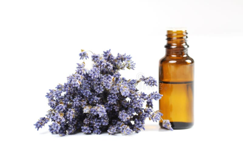 Lavanda y aceite esencial foto de archivo libre de regalías Lavanda y aceite esencial foto de archivo libre de regalías