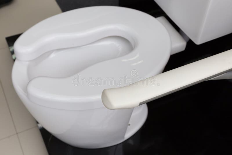 Lavatory Toilet for Elderly People Stock Photo Image of design