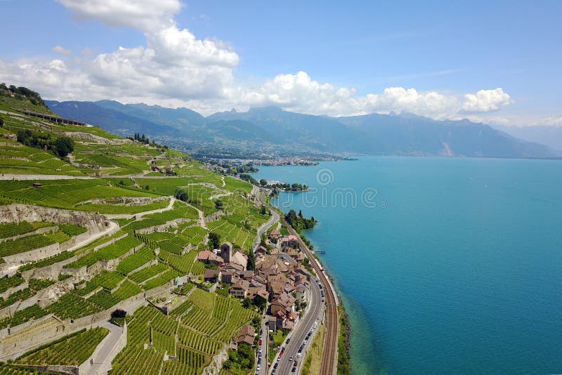Lavaux, Suiza fotos de archivo Lavaux, Suiza fotos de archivo