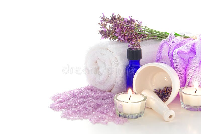 Lavender Aromatherapy Treatment Kit in a Spa